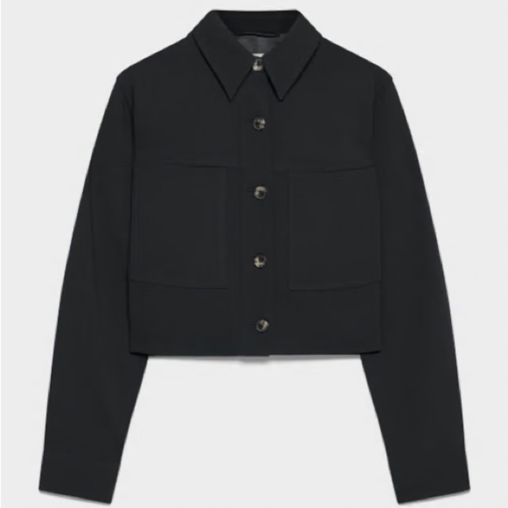 Black Cropped Jacket
